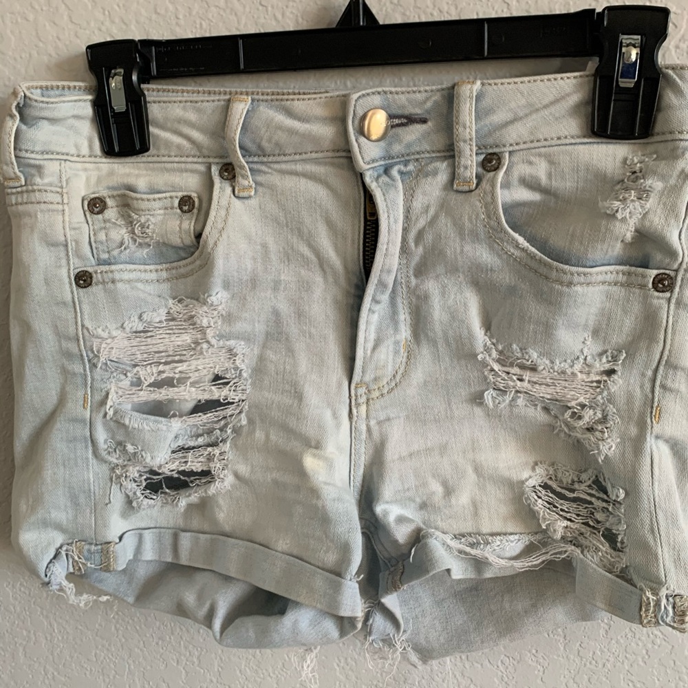 American Eagle super stretch denim shorts